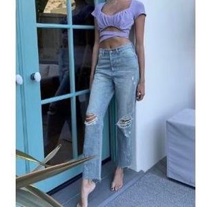 BDG Urban Outfitters slim straight ripped paint splatter jeans! 🎨 👖